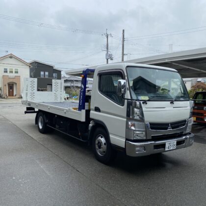 フルフラット積載車導入！