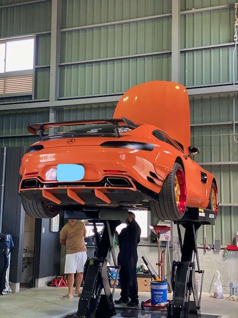 AMG GT　オイル交換