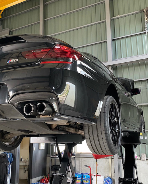 BMW　M6グランクーペオイル交換