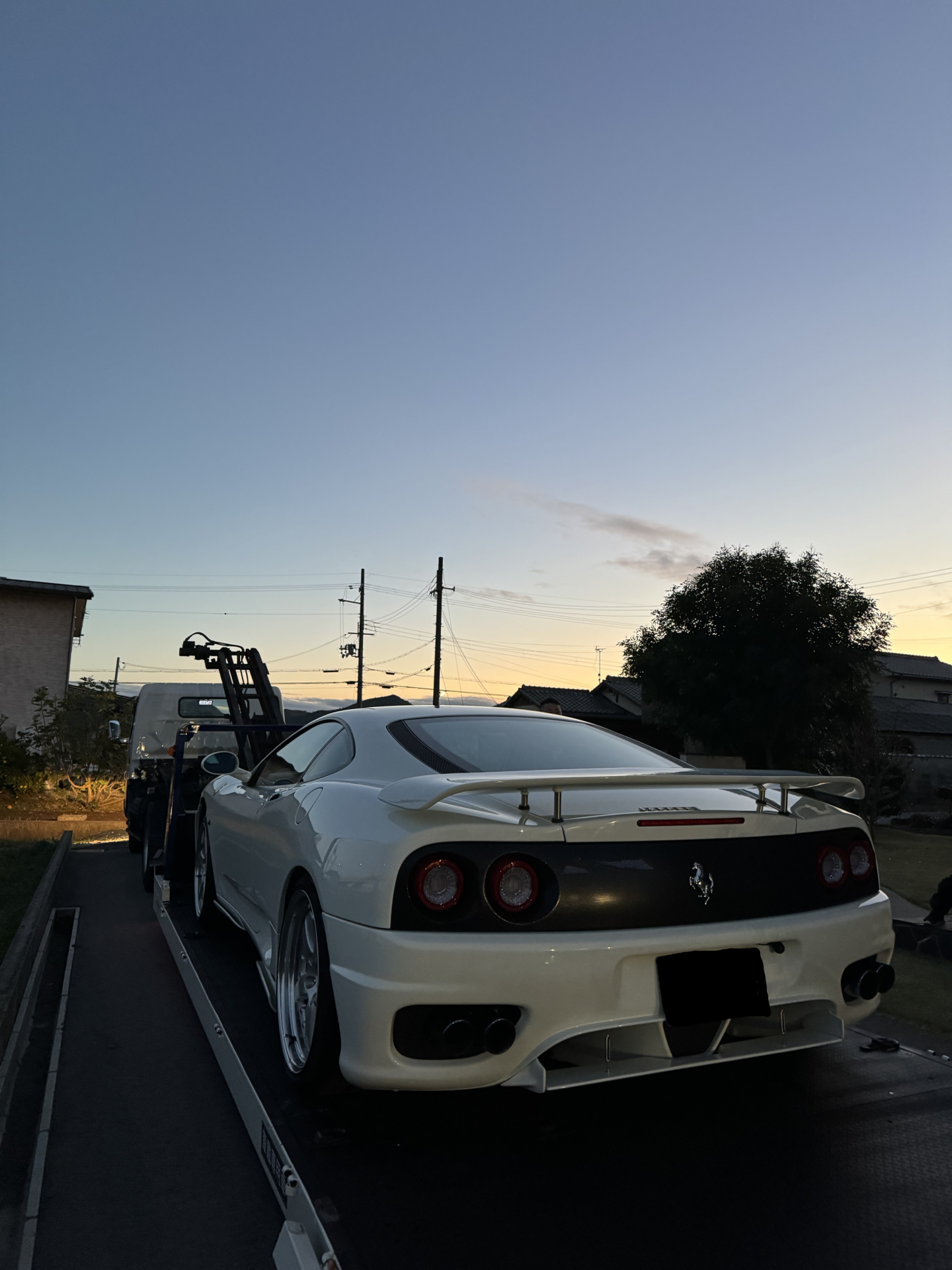 I様ウラカンペルフォルマンテ＆U様フェラーリ360モデナ　お預かり