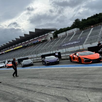ランボルギーニ　レヴェルト試乗会　in富士スピードウェイ